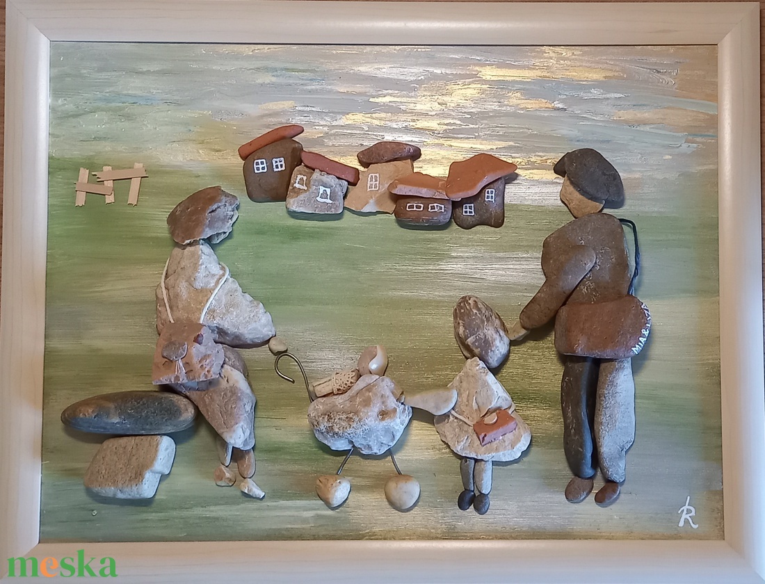 Család - otthon & életmód - dekoráció - kép & falikép - kavics kép - Meska.hu Család - otthon & életmód - dekoráció - kép & falikép - kavics kép - Meska.hu