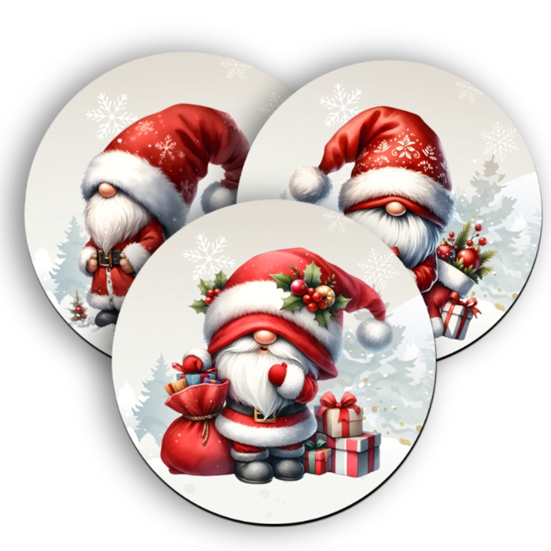 3 db karácsonyi manók alátét szett (#12) -  - Meska.hu