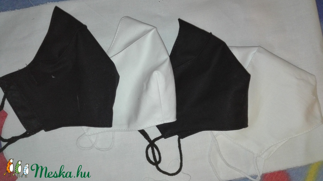 Black and white 3D Textil felnőtt arcmaszk csomag (4db) - női - női - Meska.hu Black and white 3D Textil felnőtt arcmaszk csomag (4db) - női - női - Meska.hu