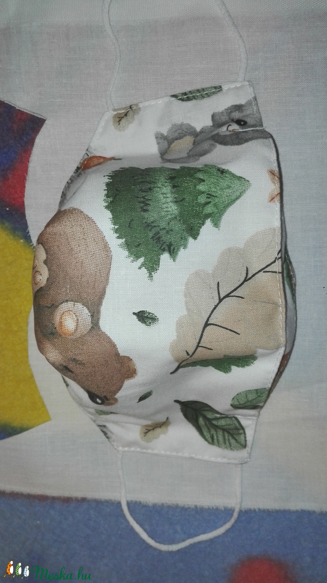 Erdei állatok, 3D Textil női arcmaszk - női - női - Meska.hu