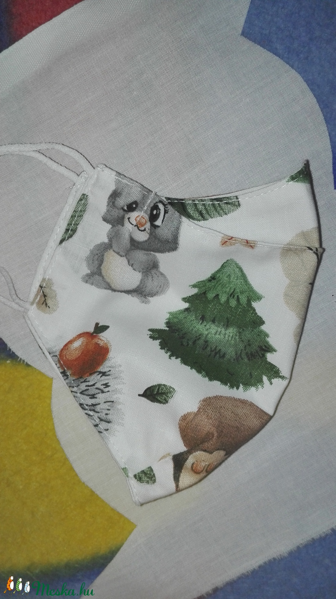 Erdei állatok, 3D Textil női arcmaszk - női - női - Meska.hu