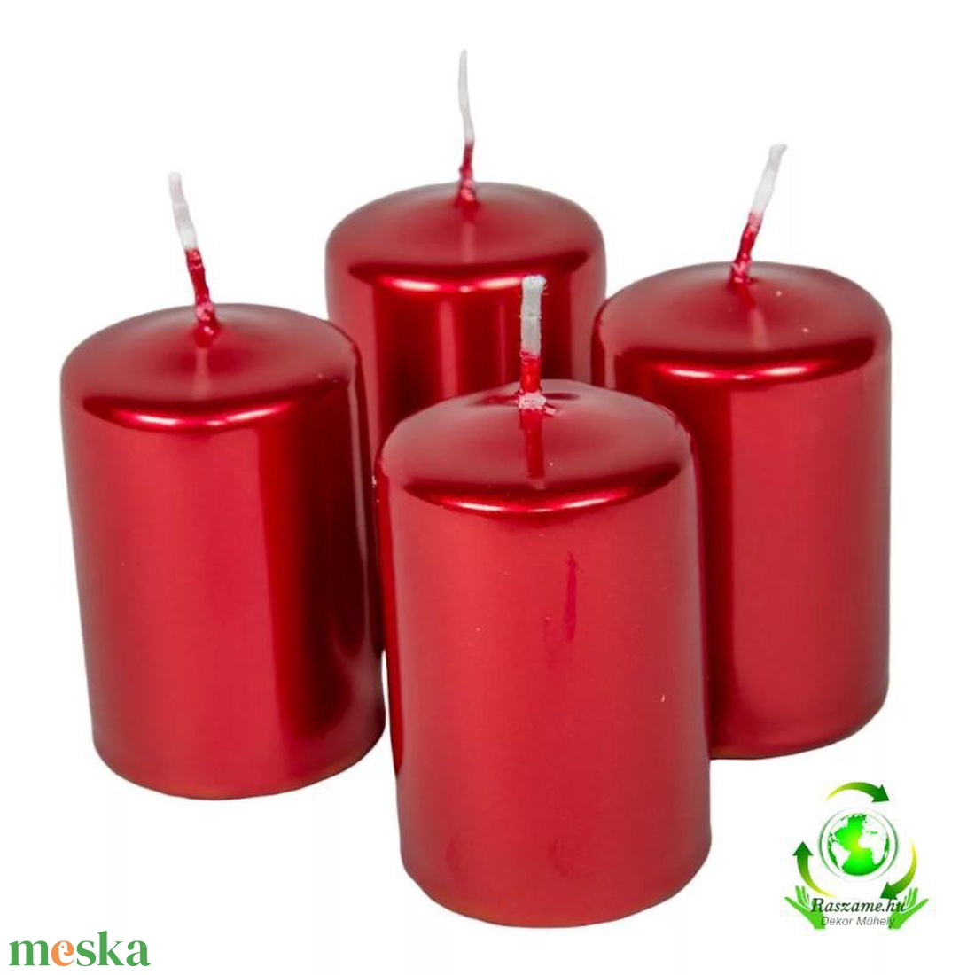 Adventi metál gyertya szett 40x60mm - piros - kellékek & szerszámok - dekorációs kellékek - dekorációs gyertya - Meska.hu Adventi metál gyertya szett 40x60mm - piros - kellékek & szerszámok - dekorációs kellékek - dekorációs gyertya - Meska.hu