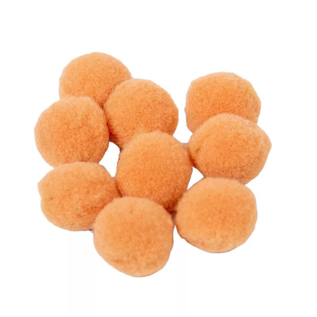 2 cm-es kashmir golyó 10 db-os kiszerelés - barna - kellékek & szerszámok - dekorációs kellékek - egyéb kellékek - Meska.hu