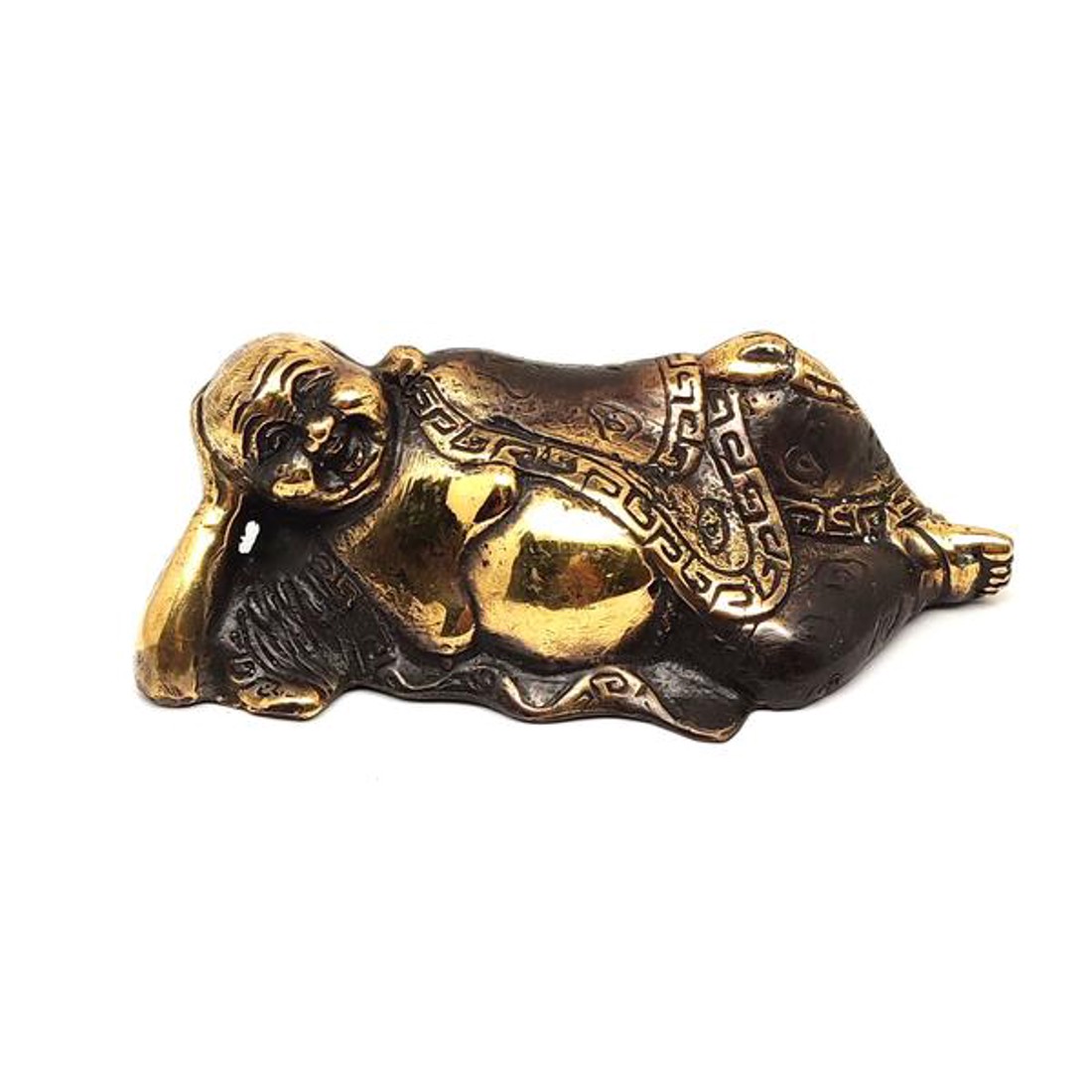 Réz figura fekvő nevető Buddha óarany 4x10cm - otthon & életmód - dekoráció - spiritualitás - Meska.hu Réz figura fekvő nevető Buddha óarany 4x10cm - otthon & életmód - dekoráció - spiritualitás - Meska.hu