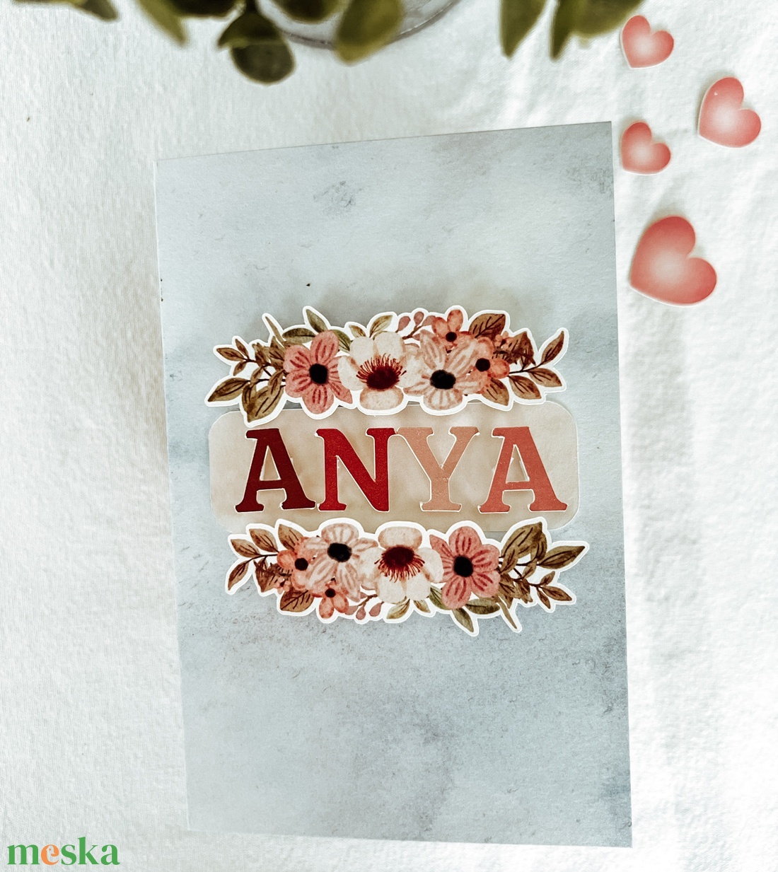 Boldog Anyák napját, 3D képeslap, borítékkal, kézzel készült anyák napi képeslap - otthon & életmód - papír, írószer - Meska.hu