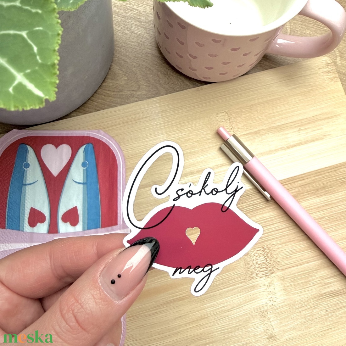 Valentin napi matrica - otthon & életmód - papír, írószer - matrica, matrica csomag - Meska.hu