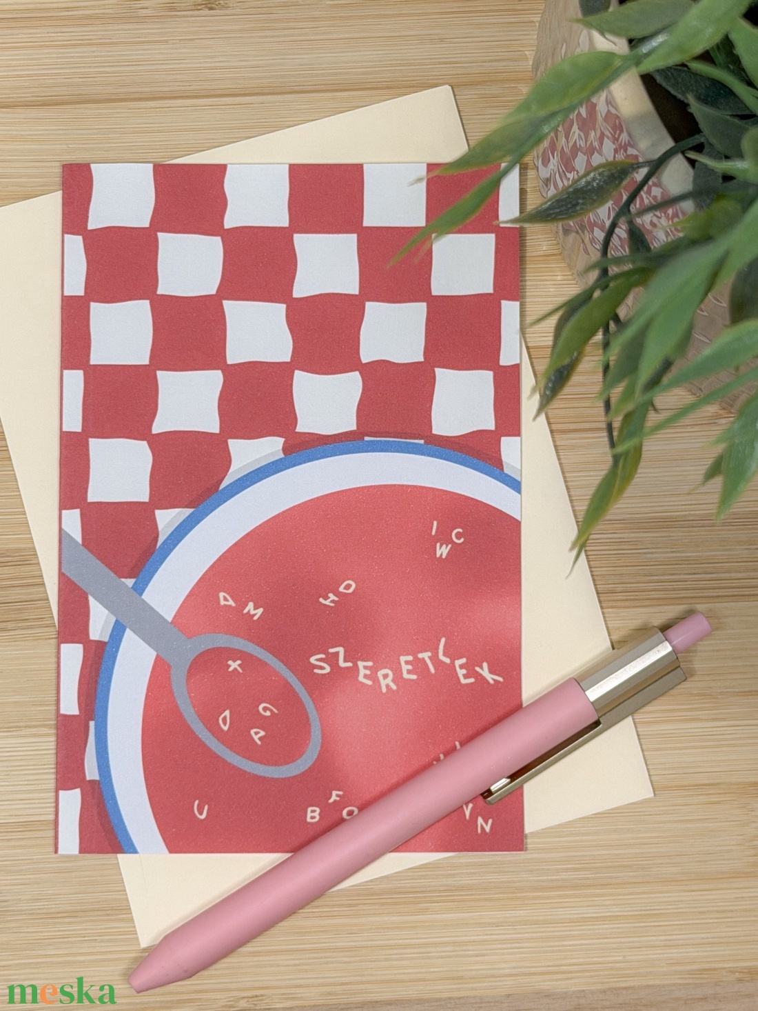 Valentin-napi képeslap - otthon & életmód - papír, írószer - ajándékozás kellékei - képeslap, üdvözlőlap - Meska.hu