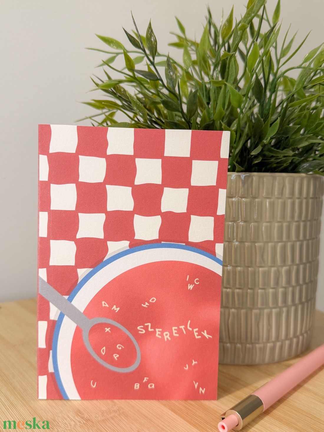 Valentin-napi képeslap - otthon & életmód - papír, írószer - ajándékozás kellékei - képeslap, üdvözlőlap - Meska.hu