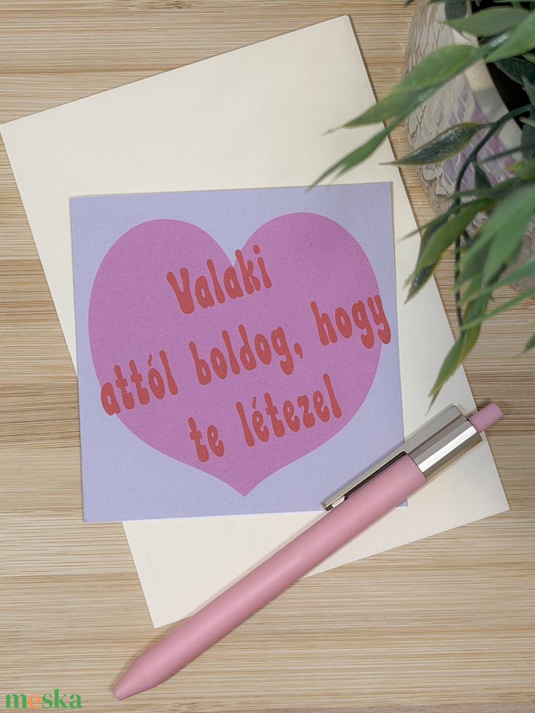 Valentin-napi képeslap - otthon & életmód - papír, írószer - ajándékozás kellékei - képeslap, üdvözlőlap - Meska.hu
