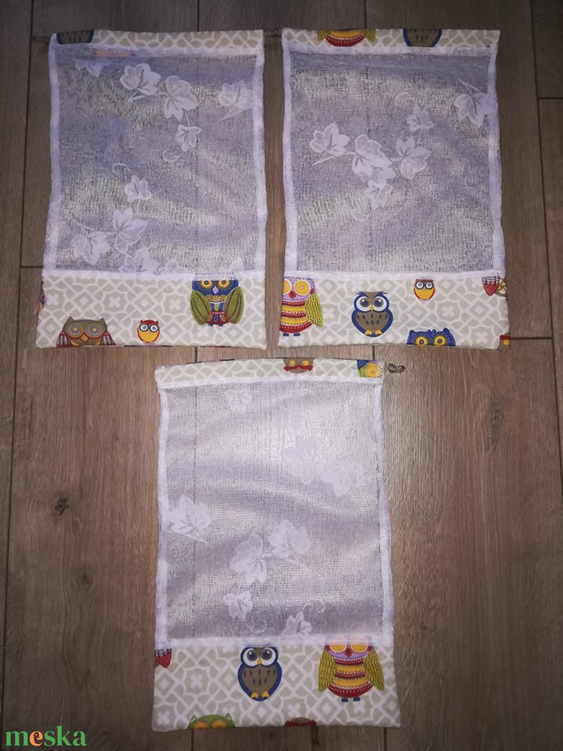 Öko táska 3db - táska & tok - bevásárlás & shopper táska - zöldség/gyümölcs zsák - Meska.hu