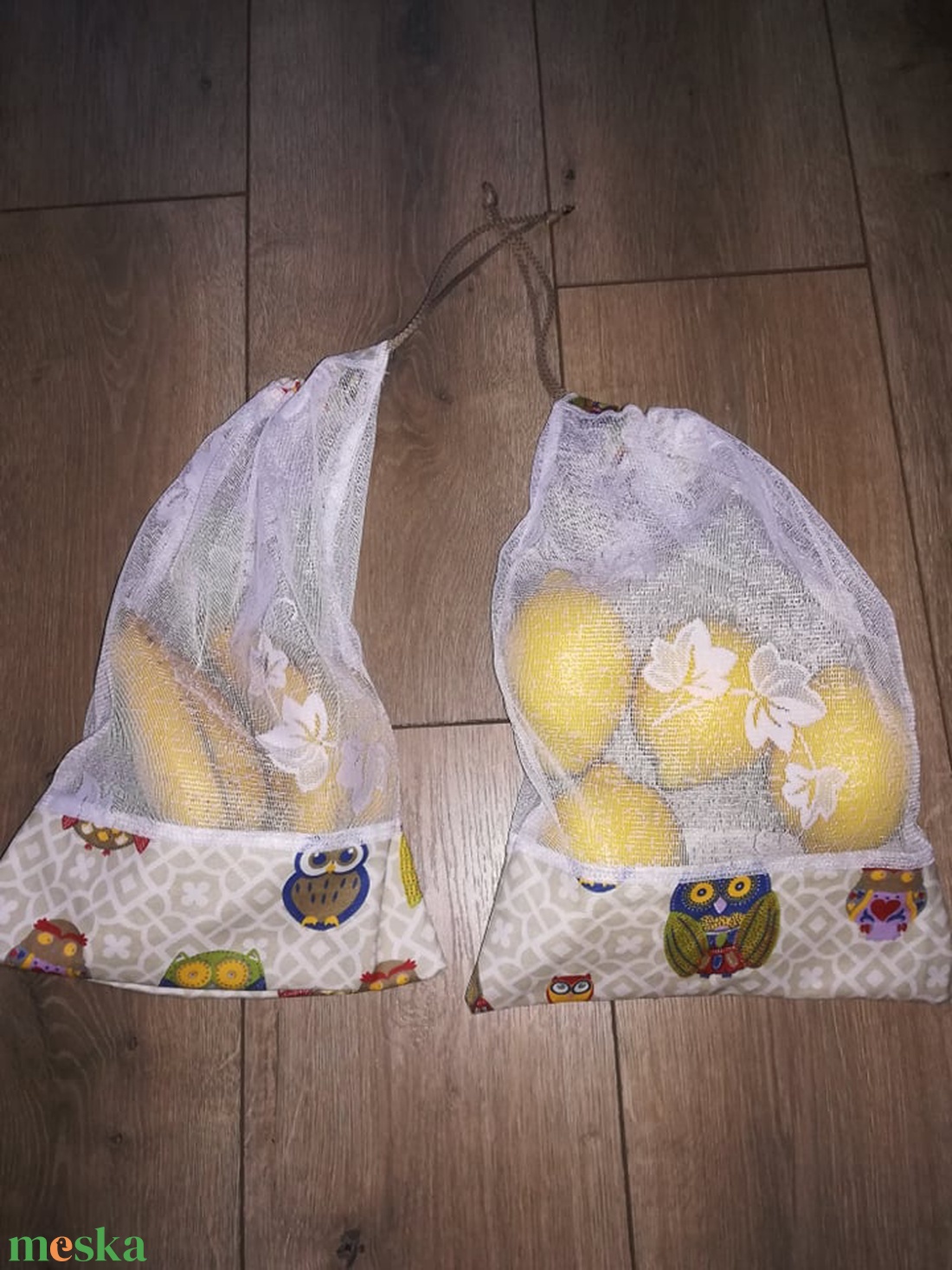 Öko táska 3db - táska & tok - bevásárlás & shopper táska - zöldség/gyümölcs zsák - Meska.hu