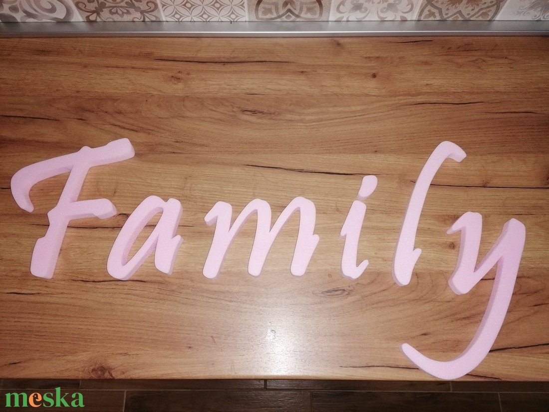 Family faldekoráció.  - diy (csináld magad) - egységcsomag - Meska.hu