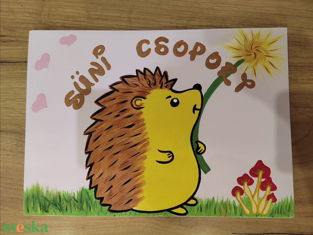 Csoportszoba névtábla - otthon & életmód - dekoráció - fali és függő dekoráció - felirat - Meska.hu