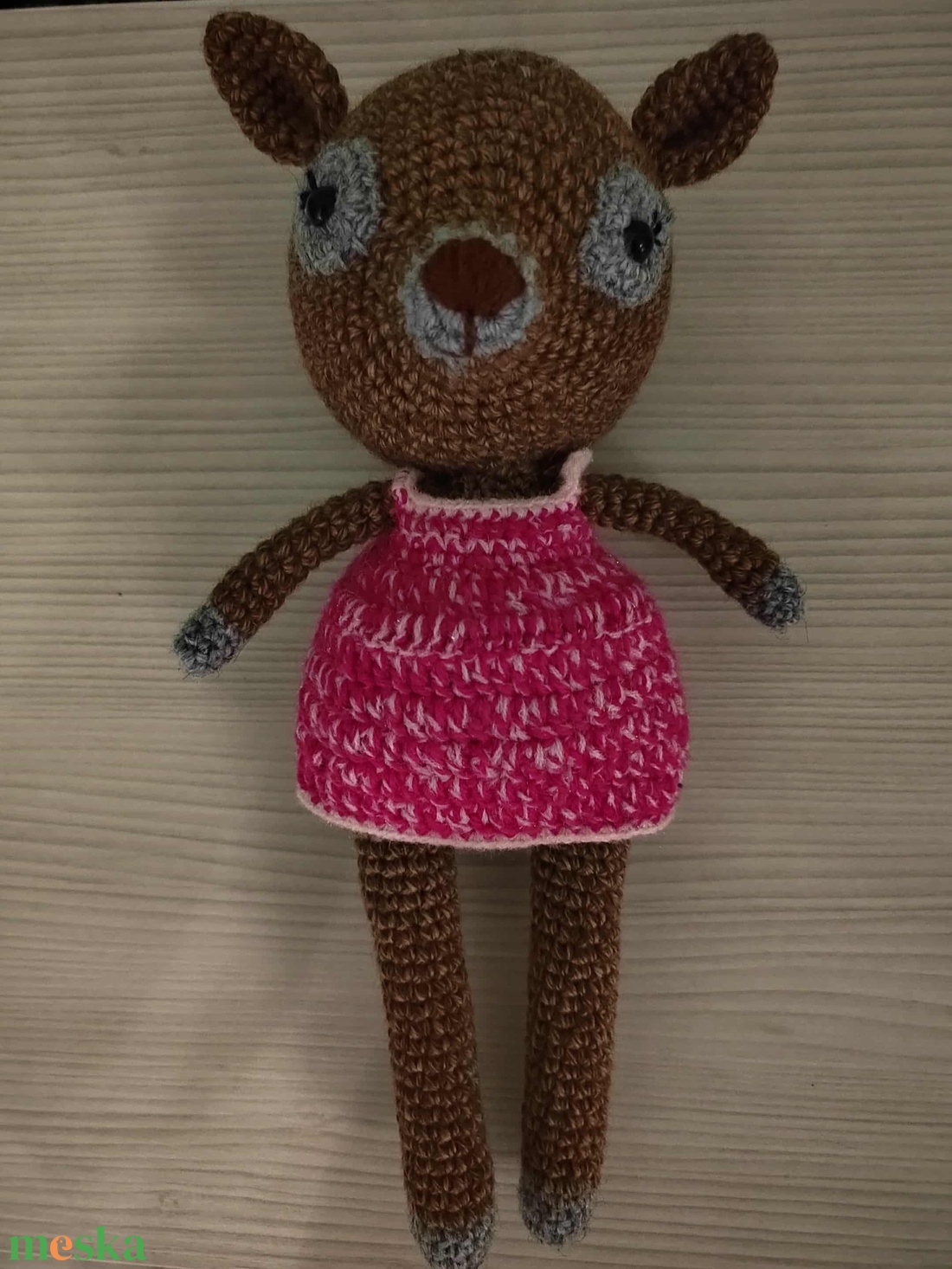 Horgolt őzike - játék & sport - plüssállat & játékfigura - más figura - Meska.hu