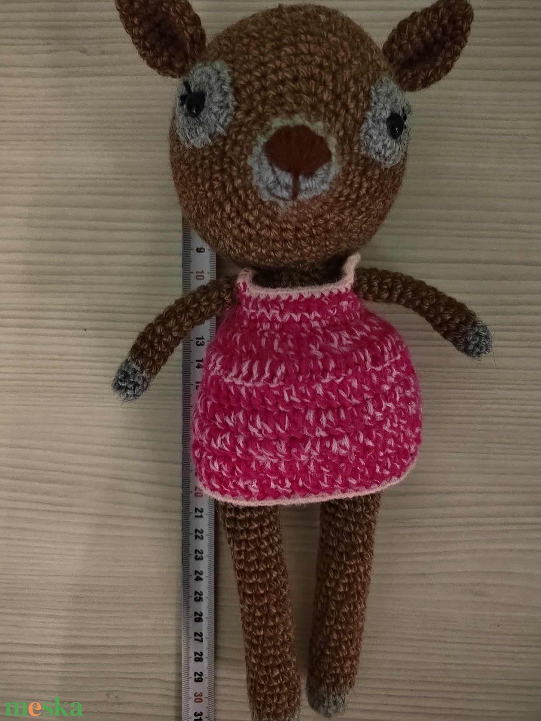 Horgolt őzike - játék & sport - plüssállat & játékfigura - más figura - Meska.hu