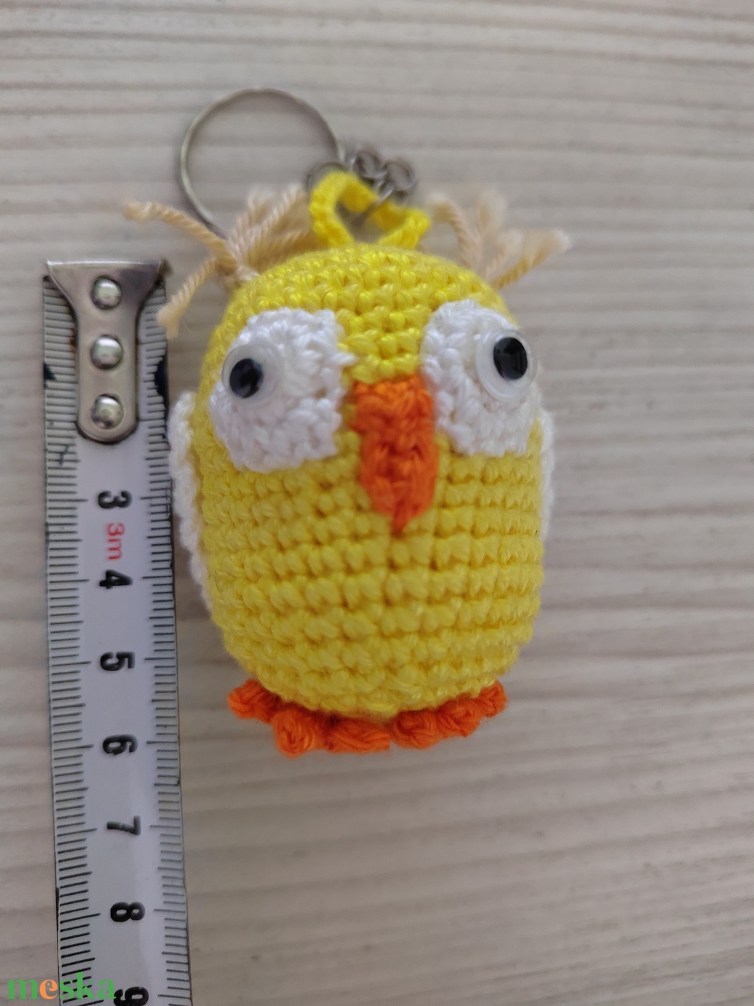 Horgolt kismadár.  - táska & tok - kulcstartó & táskadísz - kulcstartó - Meska.hu