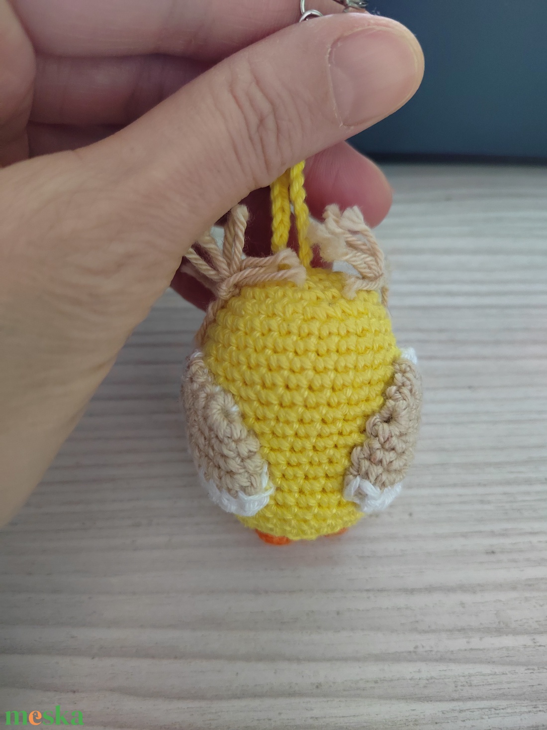 Horgolt kismadár.  - táska & tok - kulcstartó & táskadísz - kulcstartó - Meska.hu