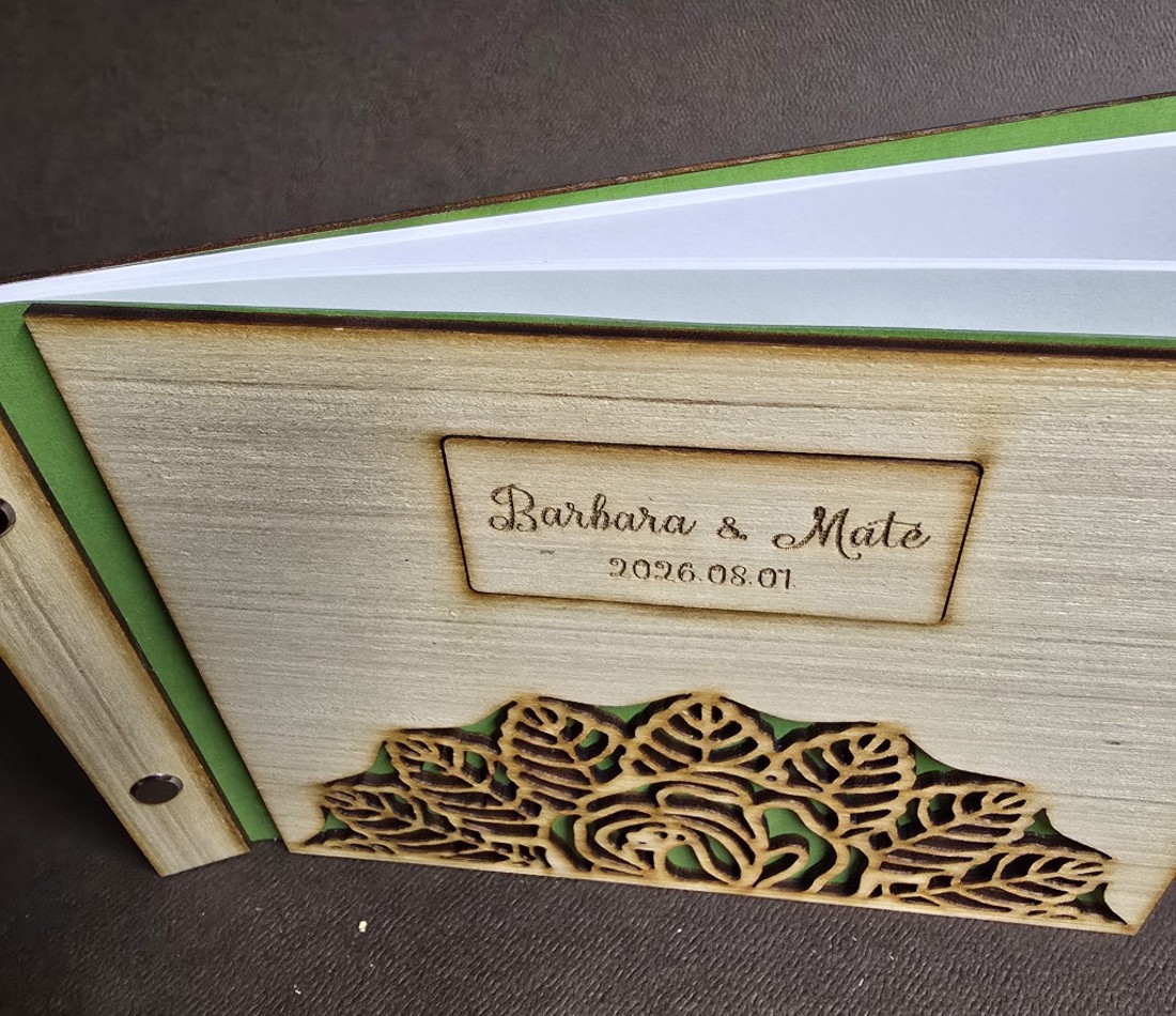 Esküvői vendégkönyv - esküvő - emlék & ajándék - vendégkönyv - Meska.hu