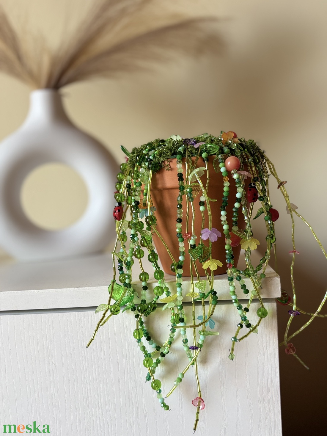 Gyöngyös növényke DIY - diy (csináld magad) - egységcsomag - Meska.hu