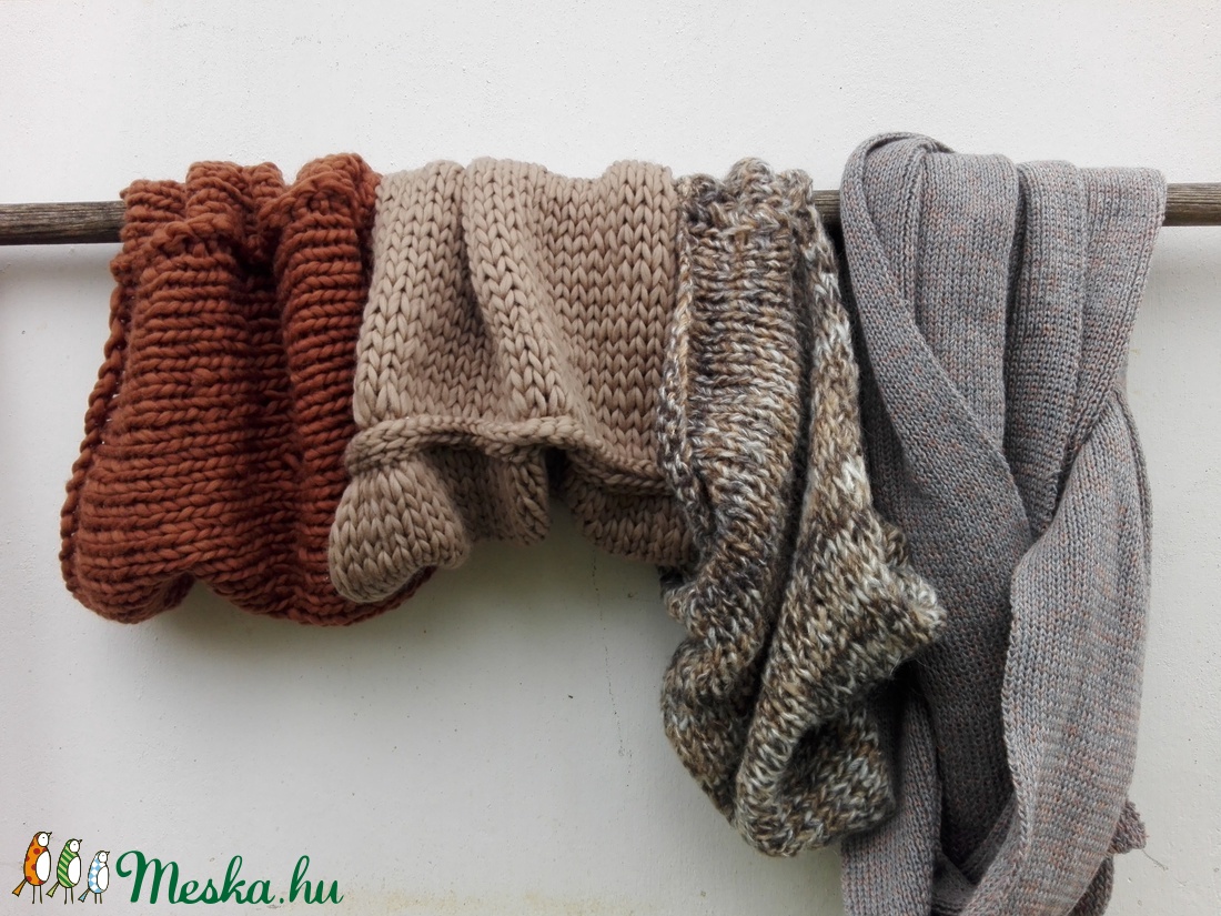 Barnás puha kapucni - ruha & divat - sál, sapka, kendő - Meska.hu