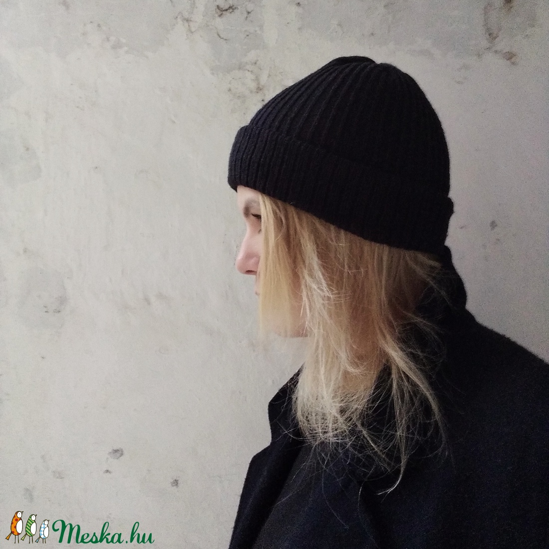 A fekete sapka - ruha & divat - sál, sapka, kendő - sapka - Meska.hu