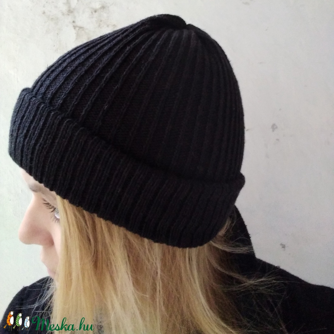A fekete sapka - ruha & divat - sál, sapka, kendő - sapka - Meska.hu