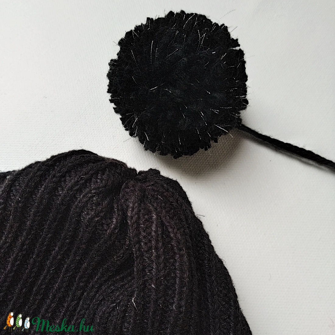 A fekete sapka - ruha & divat - sál, sapka, kendő - sapka - Meska.hu