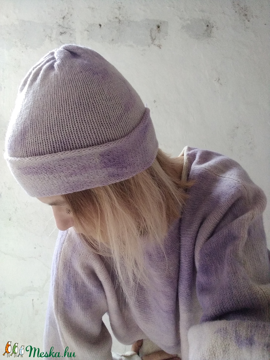 Napfelkelte kötött sapka - ruha & divat - sál, sapka, kendő - sapka - Meska.hu