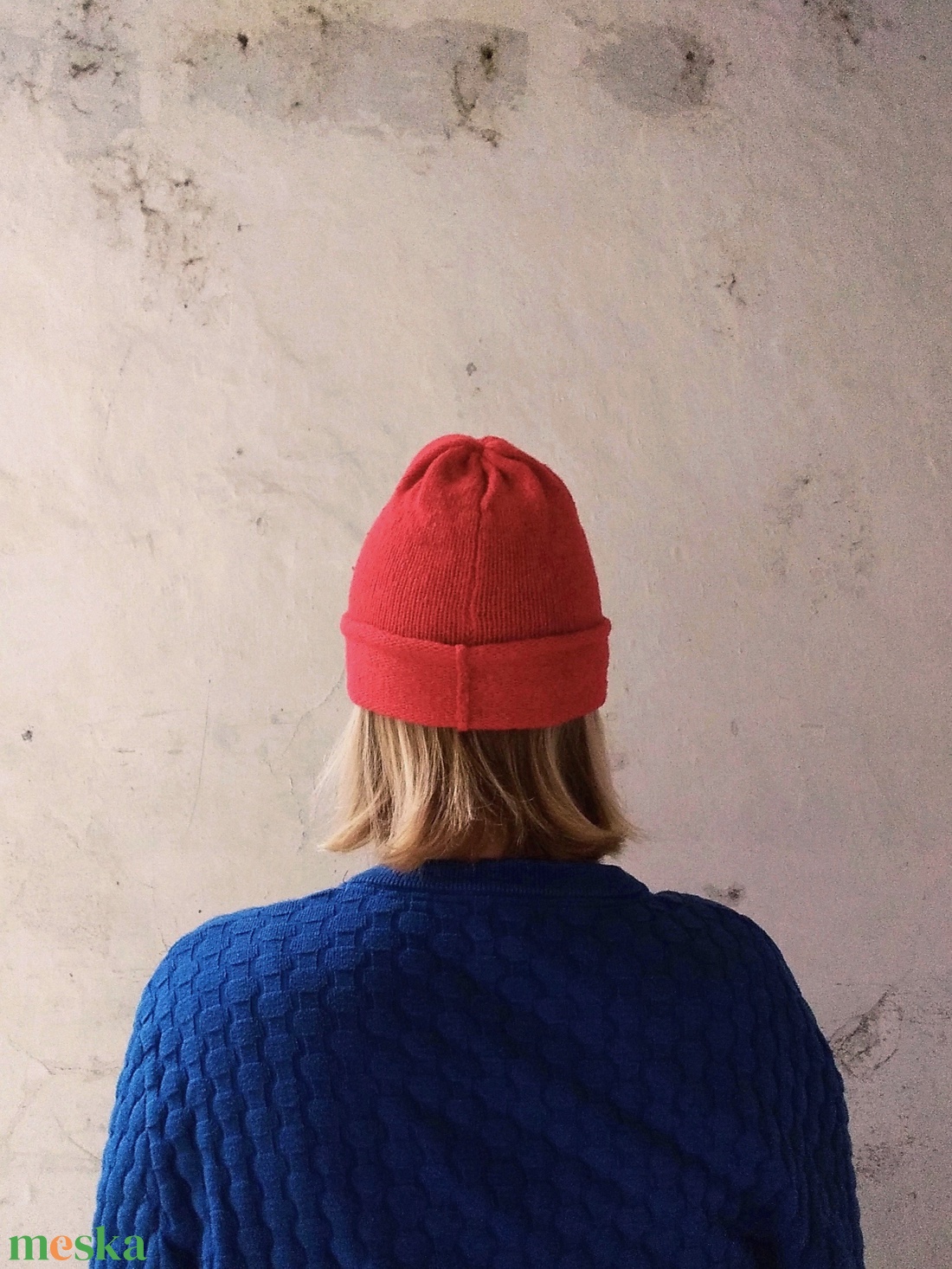 Legpirosabb kötött sapka - ruha & divat - sál, sapka, kendő - sapka - Meska.hu