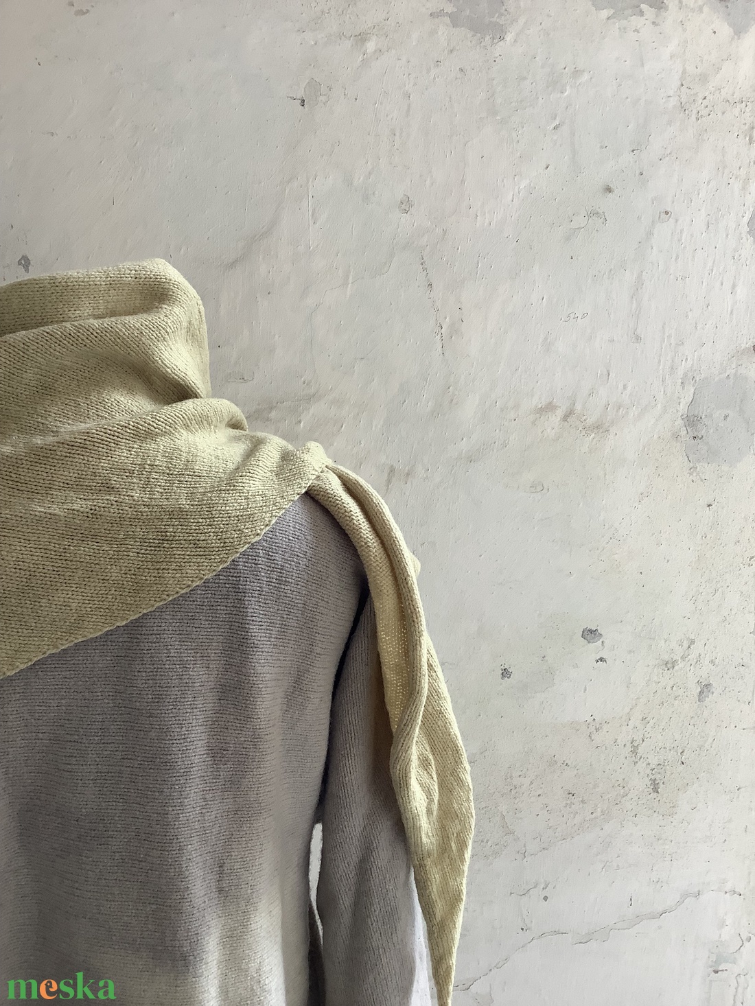 Növényel festett kendő  - ruha & divat - sál, sapka, kendő - vállkendő - Meska.hu