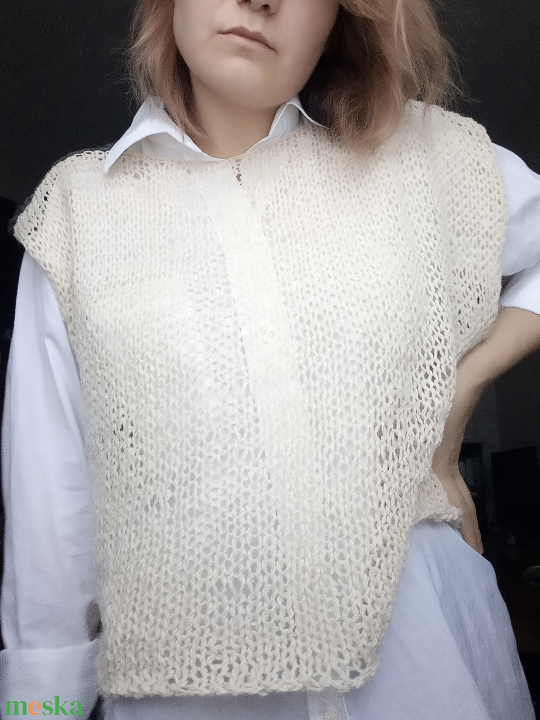 Legjobb barát mellény - ruha & divat - női ruha - top - Meska.hu