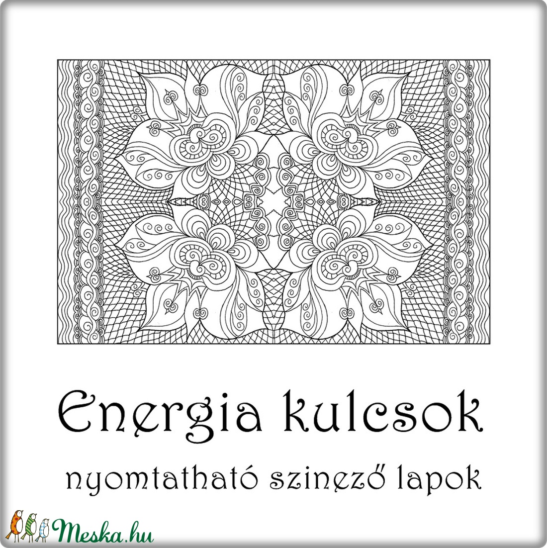 Energia kulcsok - nyomtatható színező lapok -  - Meska.hu