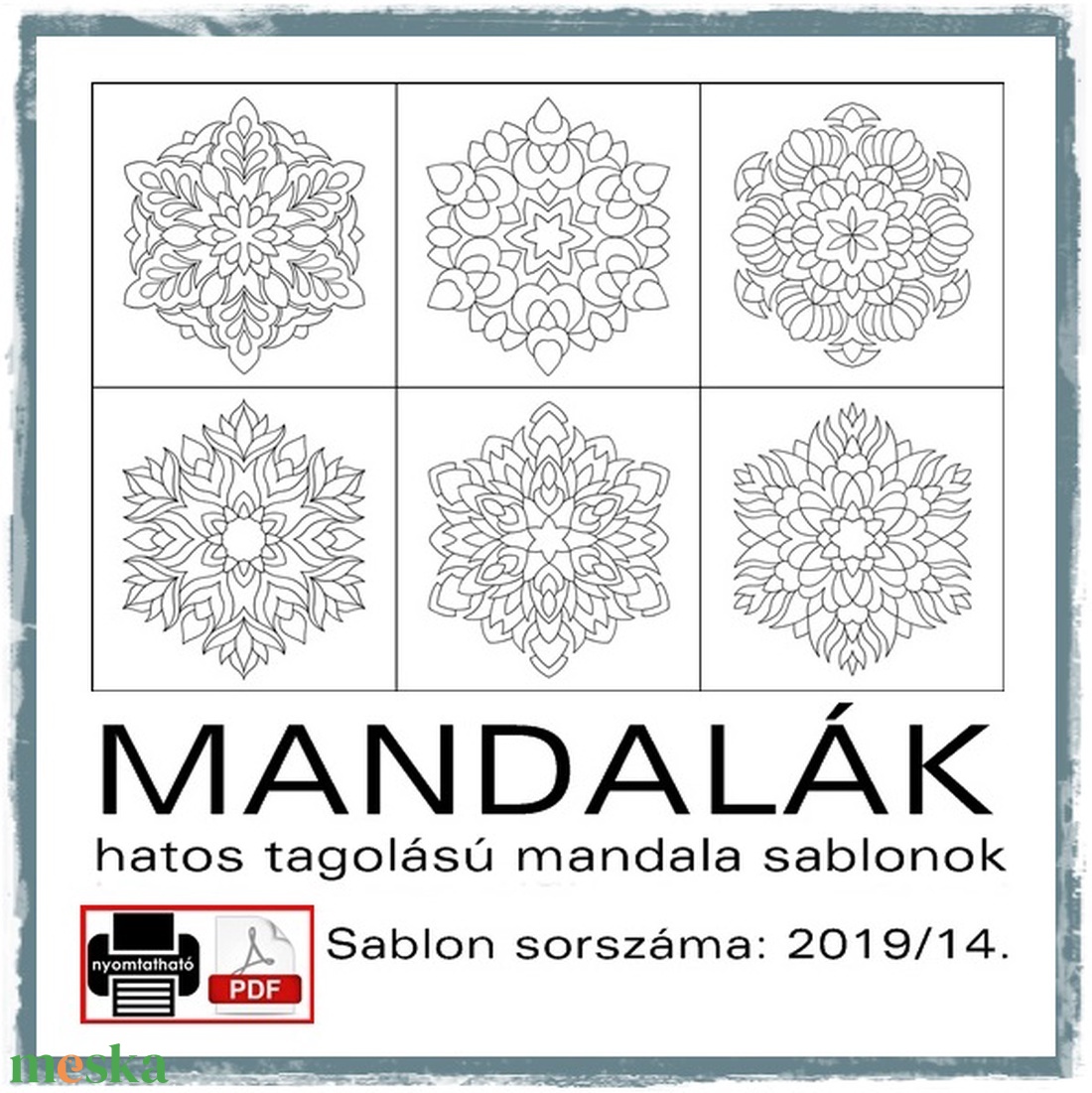 Mandalák 2019/14. -  - Meska.hu