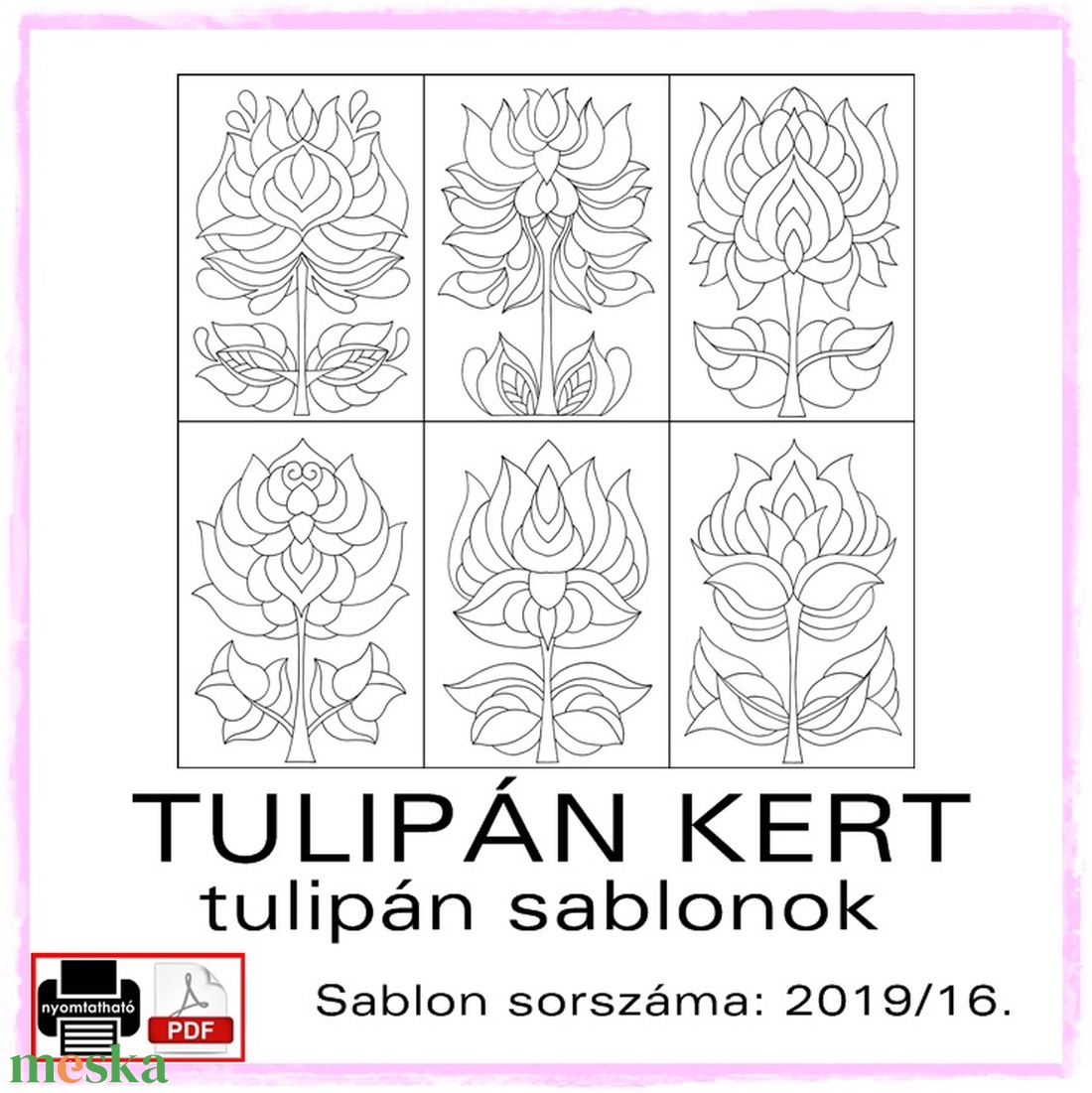 TulipánKert 2019/16 - otthon & lakás - dekoráció - Meska.hu