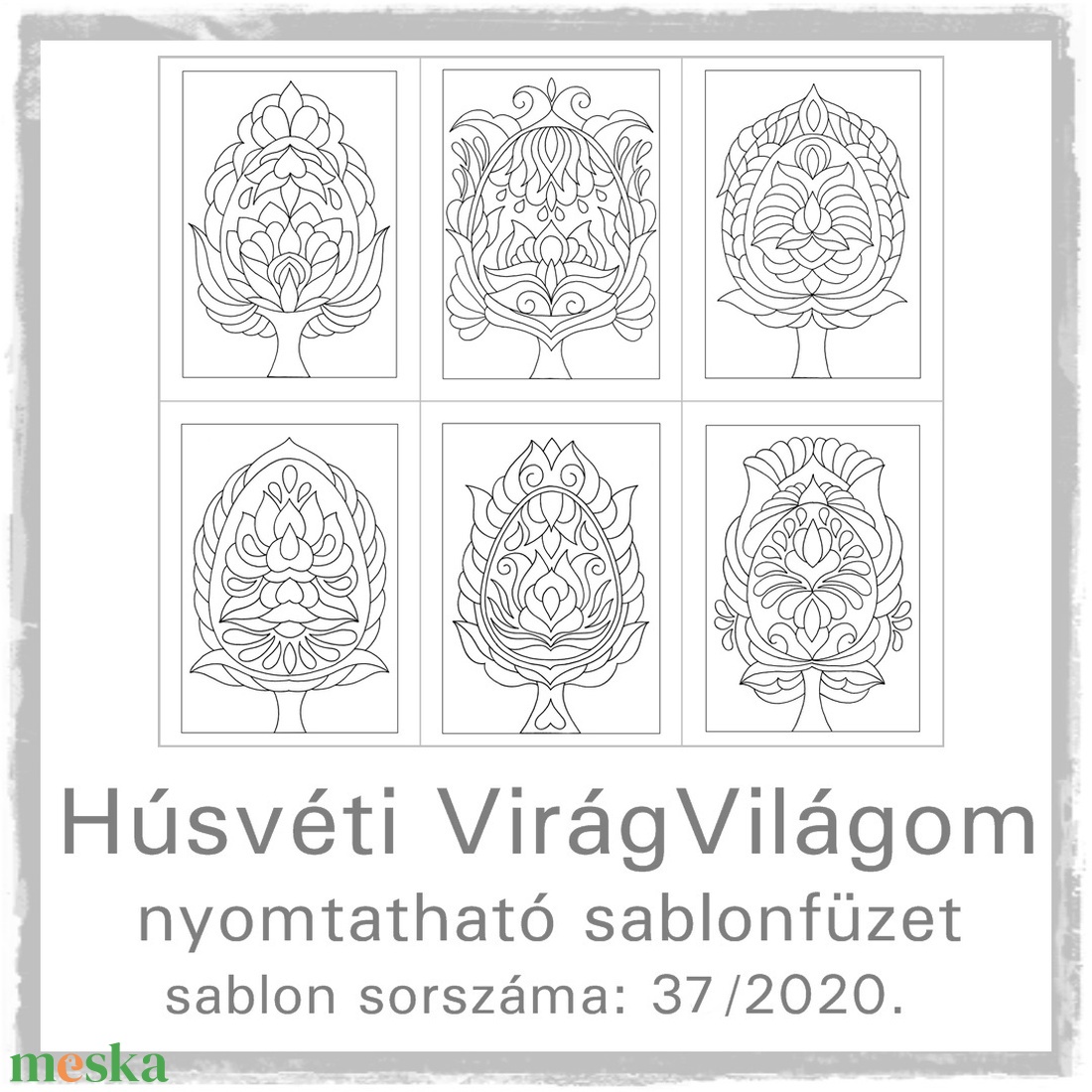 Húsvéti virág-világom 37.- nyomtatható tulipános sablon füzet - könyv & zene - könyv - Meska.hu Húsvéti virág-világom 37.- nyomtatható tulipános sablon füzet - könyv & zene - könyv - Meska.hu