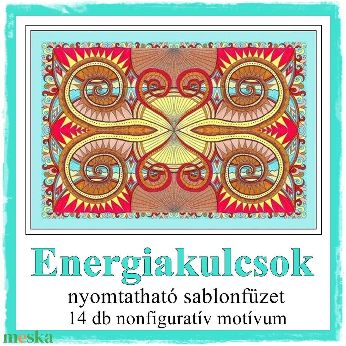 Energia kulcsok - nyomtatható színező lapok - művészet - grafika & illusztráció - digitális - Meska.hu