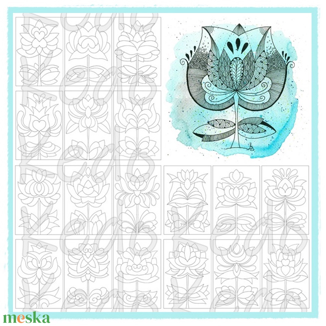 Nagy tulipános füzet 3. - művészet - grafika & illusztráció - digitális - Meska.hu Nagy tulipános füzet 3. - művészet - grafika & illusztráció - digitális - Meska.hu