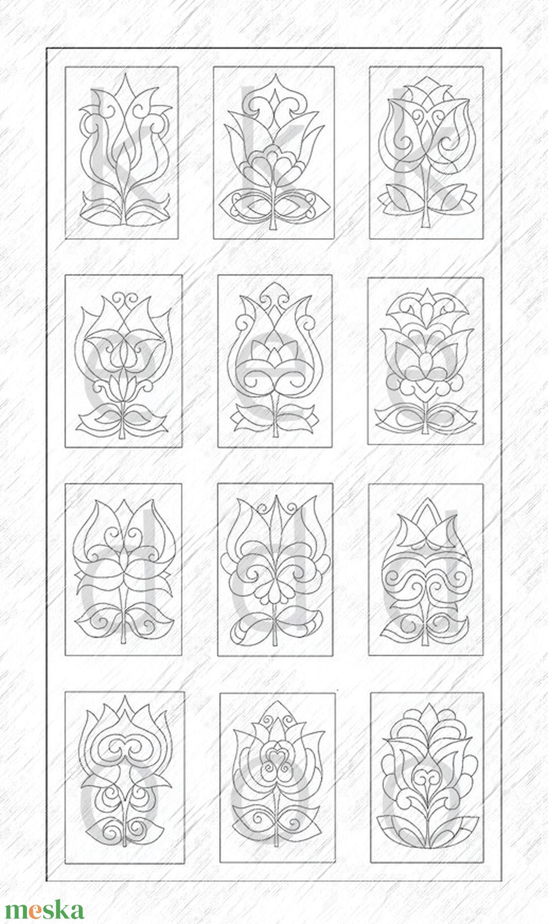 Tulipán világom 2. színező sablon - művészet - grafika & illusztráció - egyéb rajzok - Meska.hu Tulipán világom 2. színező sablon - művészet - grafika & illusztráció - egyéb rajzok - Meska.hu