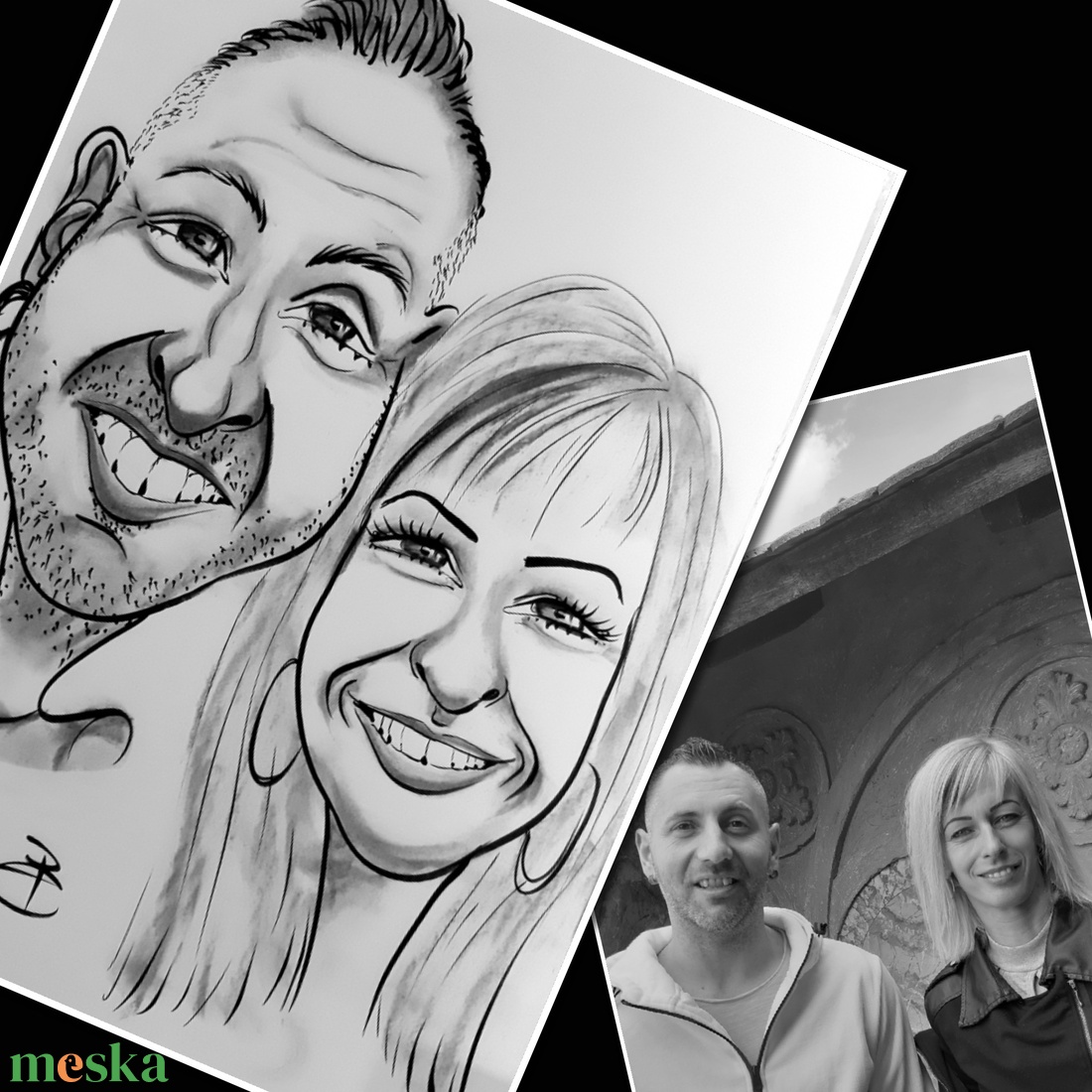 Páros karikatúra - művészet - portré & karikatúra - karikatúra - Meska.hu Páros karikatúra - művészet - portré & karikatúra - karikatúra - Meska.hu