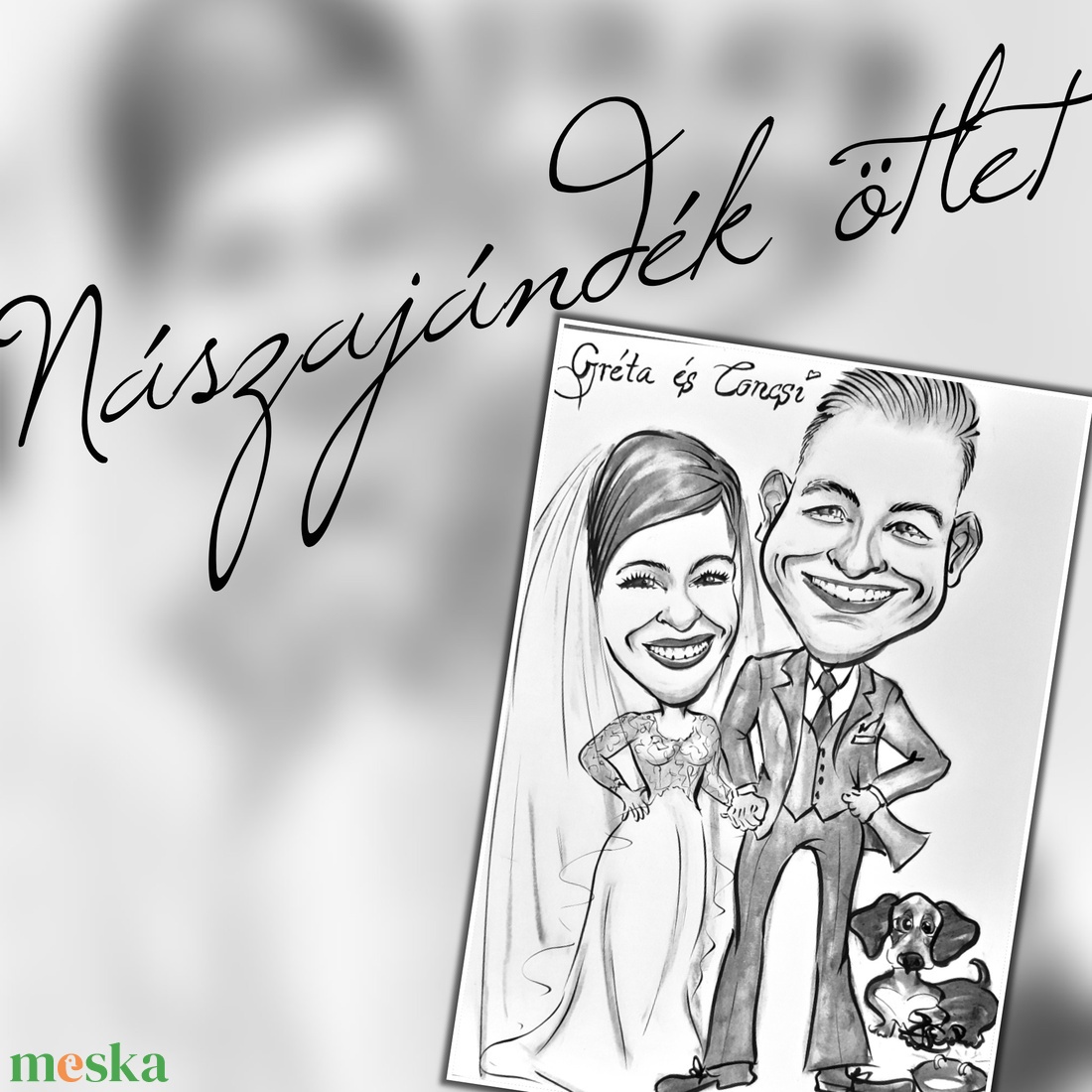 Karikatúra nászajándékba - művészet - portré & karikatúra - karikatúra - Meska.hu Karikatúra nászajándékba - művészet - portré & karikatúra - karikatúra - Meska.hu