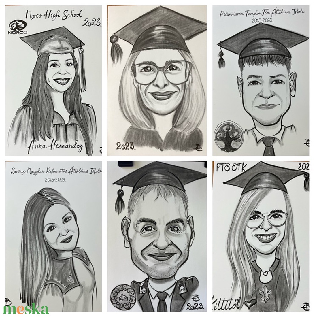 Ballagási, diplomaosztói emlék - művészet - portré & karikatúra - karikatúra - Meska.hu Ballagási, diplomaosztói emlék - művészet - portré & karikatúra - karikatúra - Meska.hu