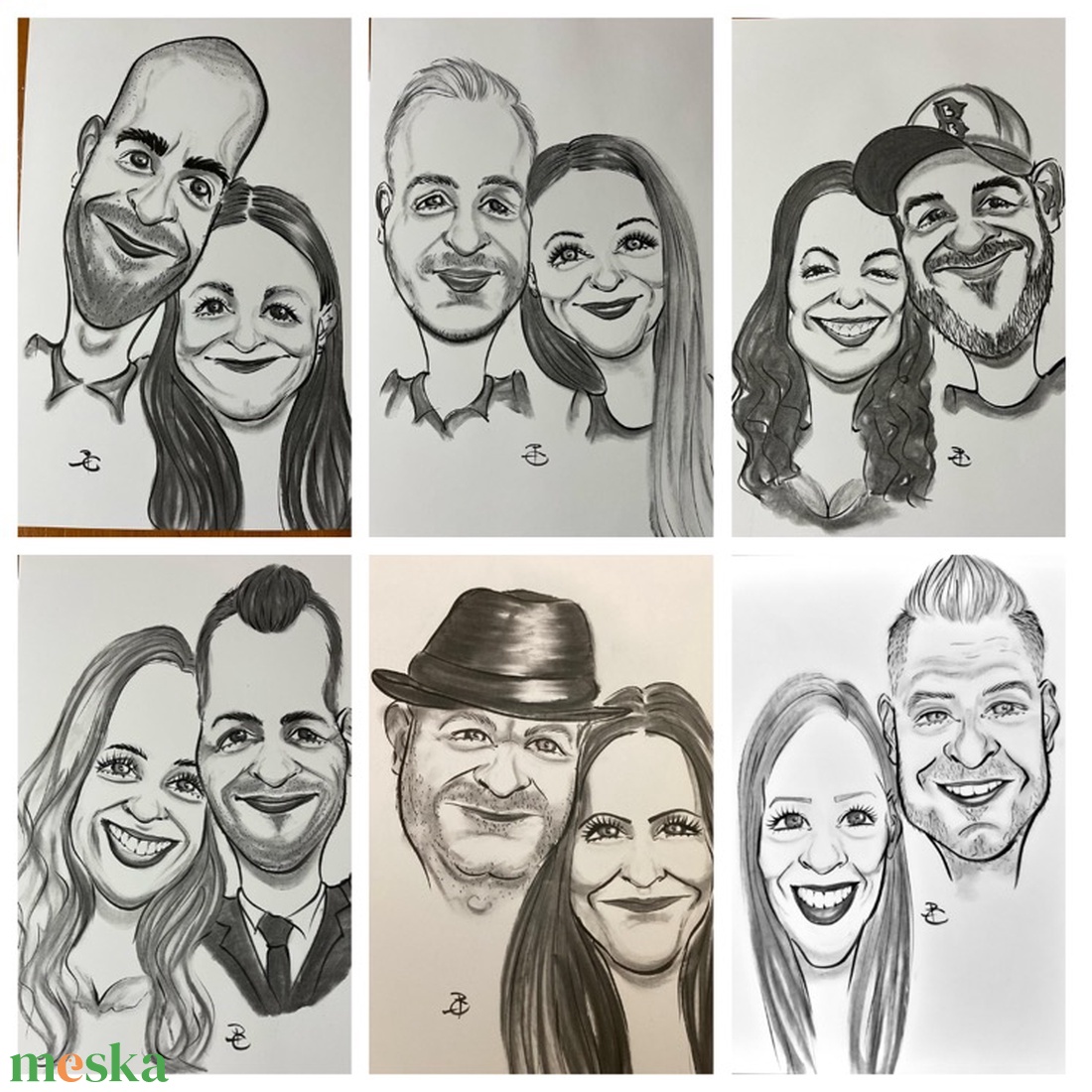 Páros karikatúra - művészet - portré & karikatúra - karikatúra - Meska.hu Páros karikatúra - művészet - portré & karikatúra - karikatúra - Meska.hu