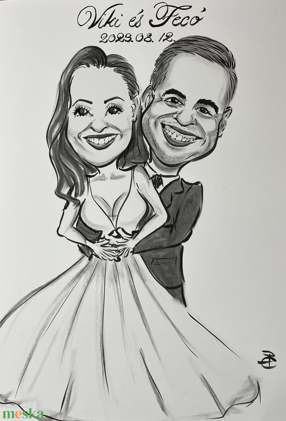 Karikatúra nászajándékba - művészet - portré & karikatúra - karikatúra - Meska.hu Karikatúra nászajándékba - művészet - portré & karikatúra - karikatúra - Meska.hu