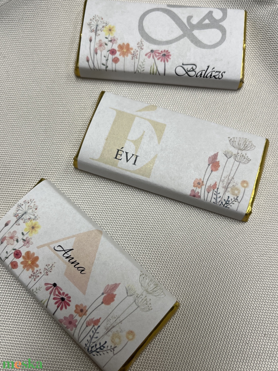 Ehető ültető kártya, egyben esküvői köszönő ajándék, 2in1 - esküvő - emlék & ajándék - köszönőajándék - Meska.hu