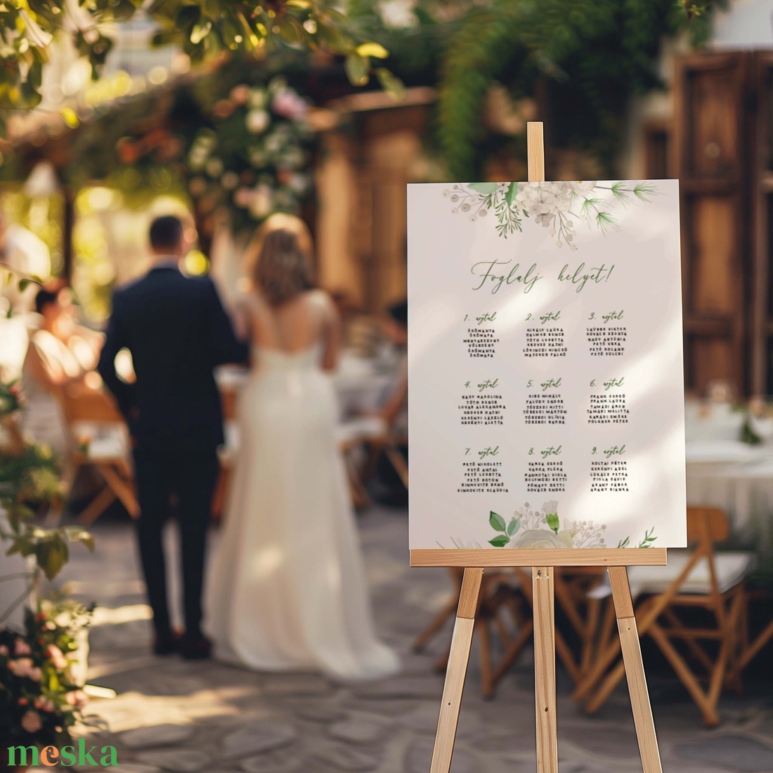 Garden elegance esküvői ültetési rend tábla - esküvő - meghívó & kártya - ültetési rend - Meska.hu Garden elegance esküvői ültetési rend tábla - esküvő - meghívó & kártya - ültetési rend - Meska.hu