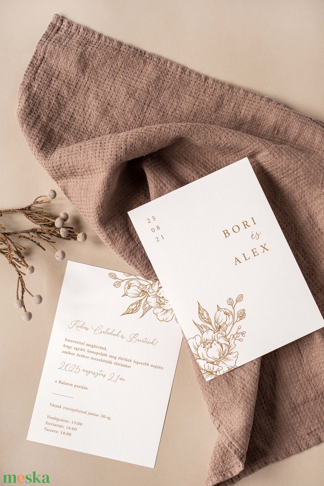 Peony esküvői meghívó - esküvő - meghívó & kártya - meghívó - Meska.hu Peony esküvői meghívó - esküvő - meghívó & kártya - meghívó - Meska.hu