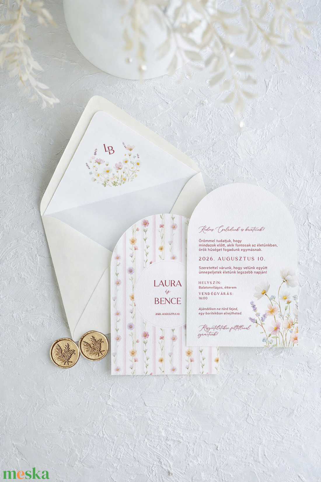 Lolita esküvői meghívó - esküvő - meghívó & kártya - meghívó - Meska.hu