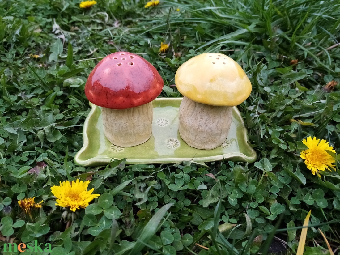 Gomba só - bors szóró készlet - otthon & életmód - konyhafelszerelés, tálalás - konyhai tárolás - fűszertartó - Meska.hu Gomba só - bors szóró készlet - otthon & életmód - konyhafelszerelés, tálalás - konyhai tárolás - fűszertartó - Meska.hu