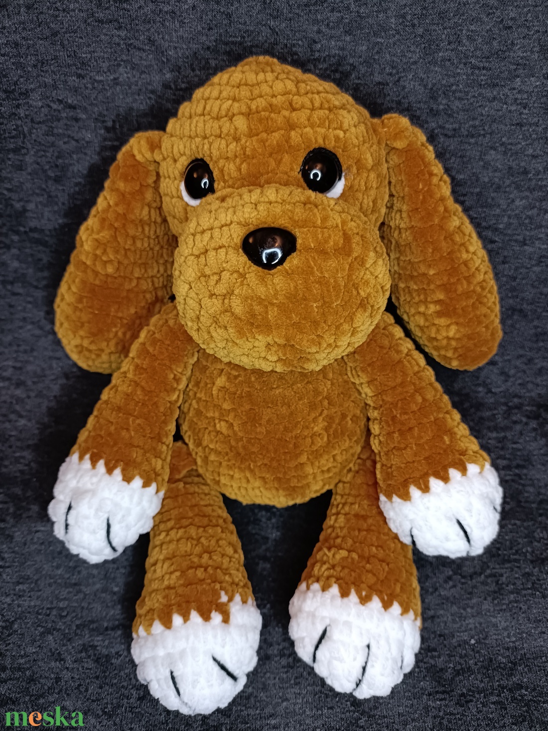 Horgolt kutya amigurumi - játék & sport - plüssállat & játékfigura - kutya - Meska.hu Horgolt kutya amigurumi - játék & sport - plüssállat & játékfigura - kutya - Meska.hu