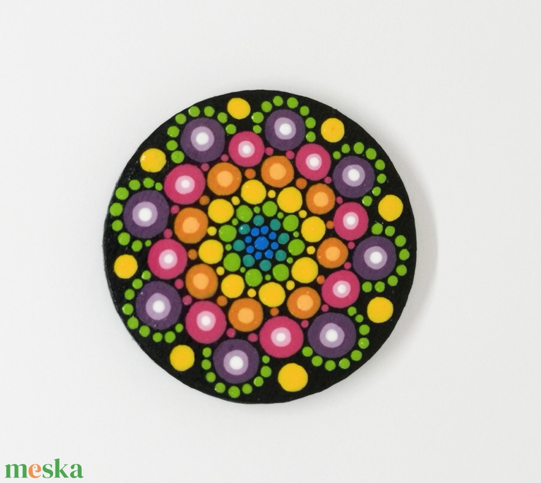 Tarkabarka mandala hűtőmágnes - otthon & életmód - konyhafelszerelés, tálalás - konyhai dekoráció - hűtőmágnes - Meska.hu Tarkabarka mandala hűtőmágnes - otthon & életmód - konyhafelszerelés, tálalás - konyhai dekoráció - hűtőmágnes - Meska.hu